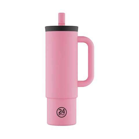 BORRACCIA STRAW CUP 800 ML FLAMINGO LPF03084 24 BOTTLES