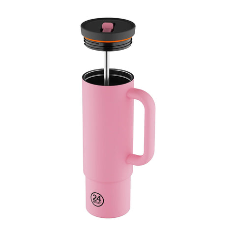 BORRACCIA STRAW CUP 800 ML FLAMINGO LPF03084 24 BOTTLES
