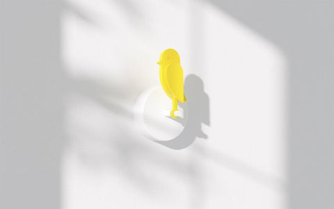 BIRDIE CA1-100 FRESH AIR MONITOR YELLOW