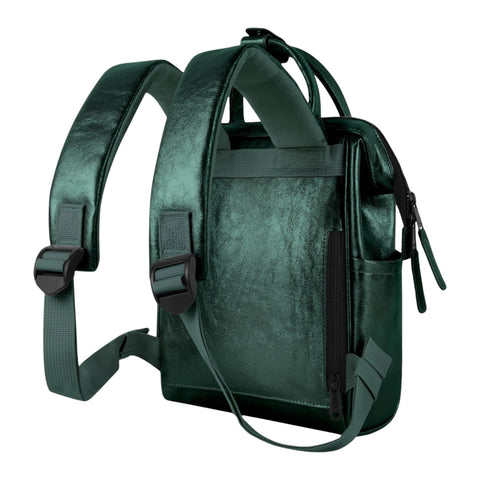 ZAINO EXTRA SMALL LUCERNE DARK GREEN IRIDESCENT GASTON LUGA