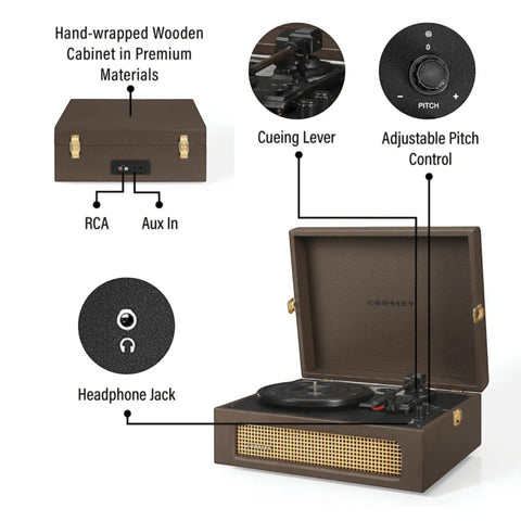 GIRADISCHI VOYAGER COCOA CR8017B-CO4 BROWN CROSLEY