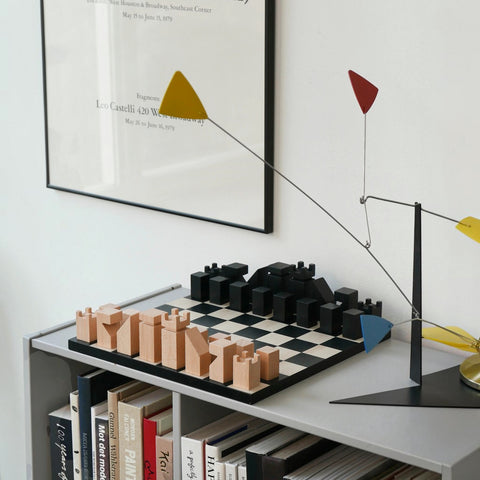 SCACCHI WOOD CHESS THE FUNCTIONALIST ART. PW00840 PRINTWORKS