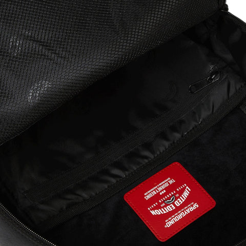 FLY KNIT MOUTH DLX- SATIN BACKPACK 910B7754NSZ SPRAYGROUND BLACK