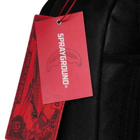 ZAINO SHARK CENTRAL 910B9629NSZ BLACK SPRAYGROUND