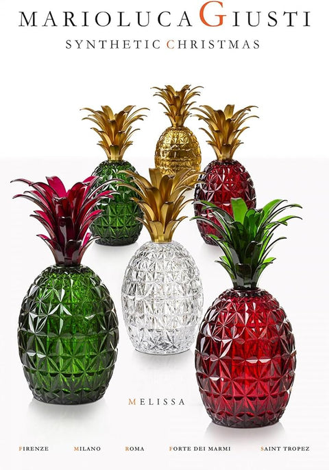 MELISSA ANANAS TRANSPARENT GOLD LEAF MARIO LUCA GIUSTI