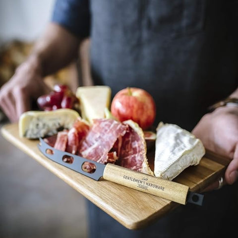 CHEESE AND WINE SET ACACIA WOOD GENTLEMEN'S HARDWARE GEN156UK