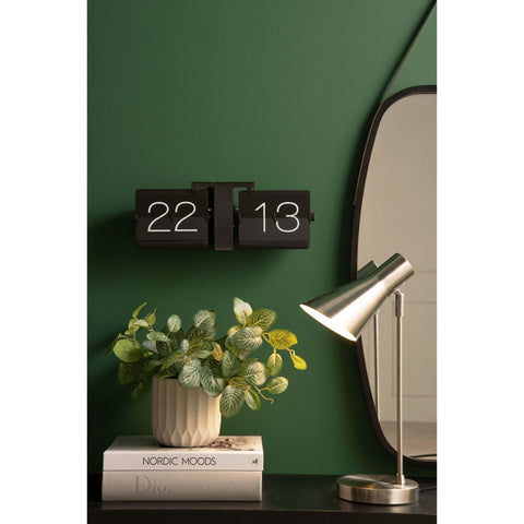 OROLOGIO FLIP CLOCK NO CASE MATT 36X8.5X14 CM BOX32 KA5602BK KARLSSON BLACK