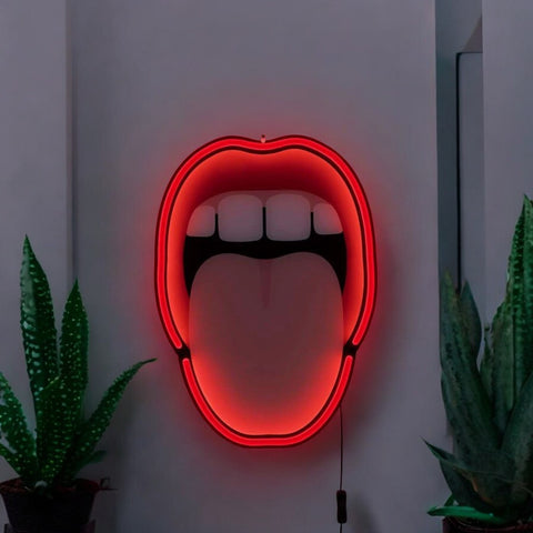 LED NEON SIGNS TONGUE SELETTI 13101