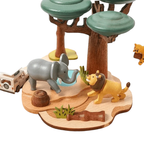 WOODERFULLIFE MUSIC BOX SAFARI M ART. 1060152