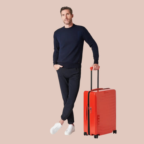 PORSCHE DESIGN ROAD. HC 4W TROLLEY S 019-CARMINE RED