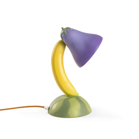 LAMPADA DA TAVOLO IN RESINA VITAMIN SELETTI CM 23X15 H31 - AUBERGINE ART. 1537