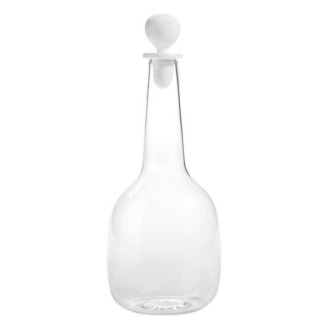 "SAFFRON BALL BOTTLE TRANSP. WHITE CAP"