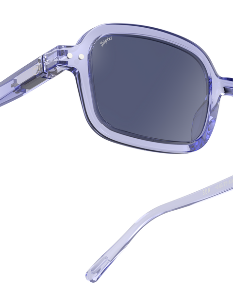 OCCHIALI SUN PLAY ATHLETIC PURPLE BLUE LENSES +0 IZIPIZI PURPLE