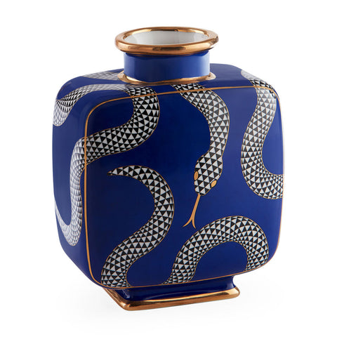 EDEN SQUARE VASE NAVY ART. 33313 JONATHAN ADLER