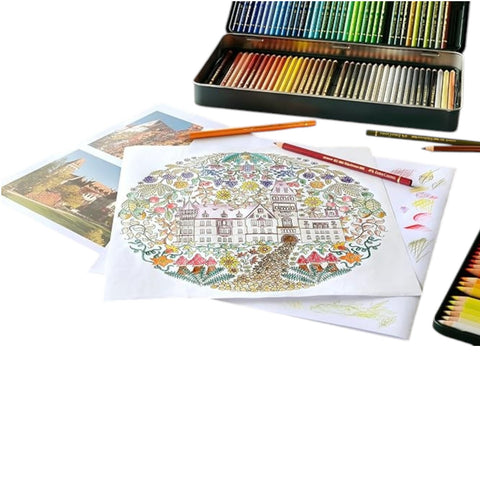 ASTUCCIO METALLO DA 120 MATITE COLORATE 110011 FABER CASTELL