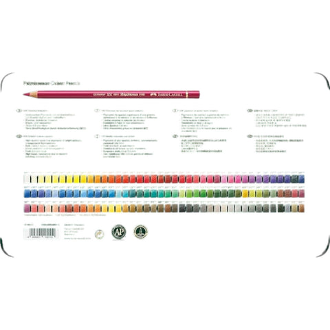 ASTUCCIO METALLO DA 120 MATITE COLORATE 110011 FABER CASTELL