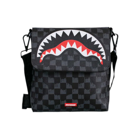 SPRAYGROUND DRIP SHARK MESSENGER SLING 910B6572NSZ