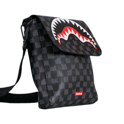 SPRAYGROUND DRIP SHARK MESSENGER SLING 910B6572NSZ