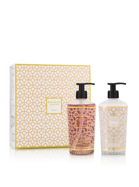 GIFT BOX WOMEN BODY & HAND LOTION + HAND WASH GEL BAOBAB