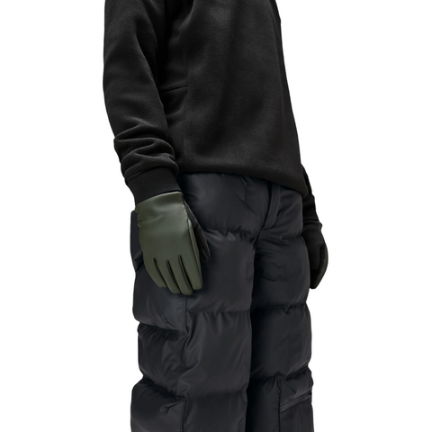 GUANTI GLOVES "S" W1T1 16720 RAINS GREEN