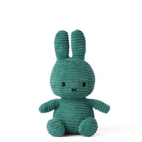 NIJNTJE MIFFY SITTING CORDUROY CM 23 9'' GREEN