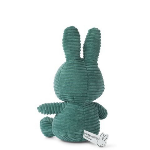 NIJNTJE MIFFY SITTING CORDUROY CM 23 9'' GREEN