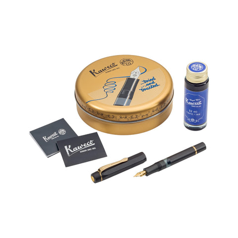 STILOGRAFICA AL SPORT PISTON FILLER STARTER SET B ART. 11000342 KAWECO BLACK