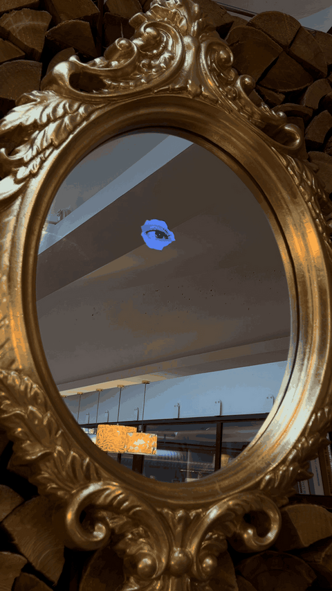 SPECCHIERA CON CORNICE IN PU CICLOPE CM 62X5,5 H 85 17014 SELETTI