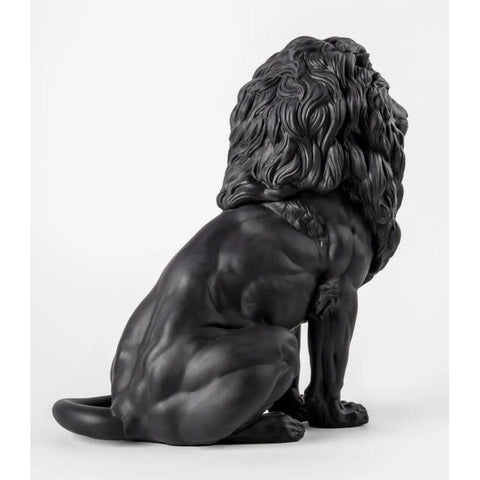 LEONE MAESTOSO 01009778 LLADRO' BLACK