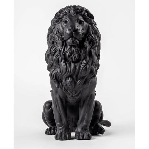 LEONE MAESTOSO 01009778 LLADRO' BLACK