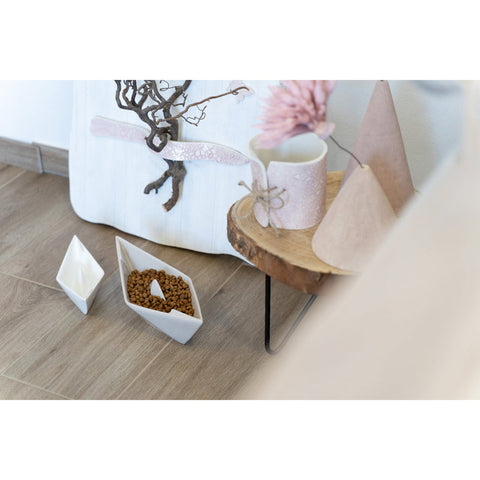 BARCHETTA ORIGAMI PICCOLA NERO OPACO CERAMICHE CRESCENTINI ART. 2370