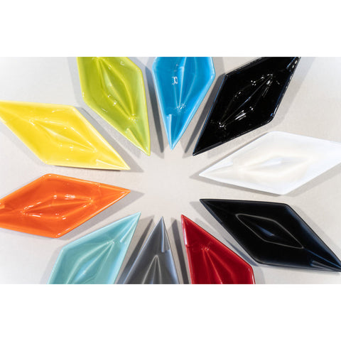 BARCHETTA ORIGAMI PICCOLA NERO OPACO CERAMICHE CRESCENTINI ART. 2370