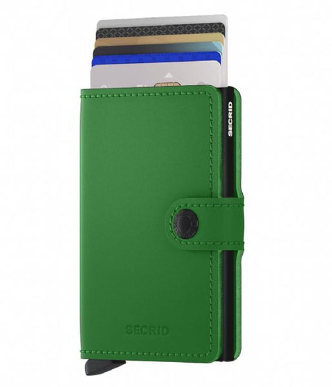 MINIWALLET SECRID MATTE BRIGHT GREEN