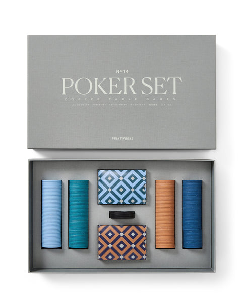 GIOCO PRINTWORKS POKER SET