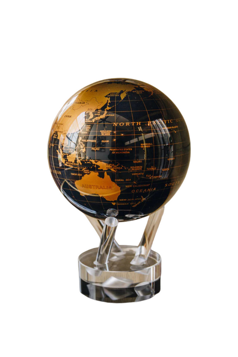 MOVA GLOBE 6 BLACK AND GOLD ART MG-6-GBK