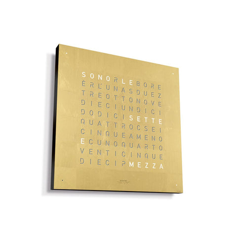 OROLOGIO CLASSIC 45X45 GOLD QLOCKTWO