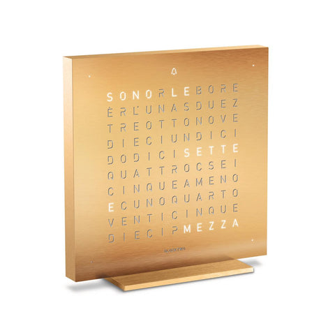 OROLOGIO TOUCH 13,5X13,5 CM GOLDEN LEGEND QLOCKTWO