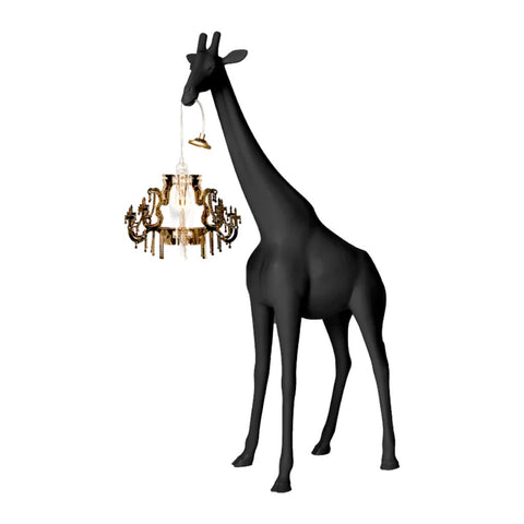 LAMPADA GIRAFFA IN LOVE XS QEEBOO BLACK
