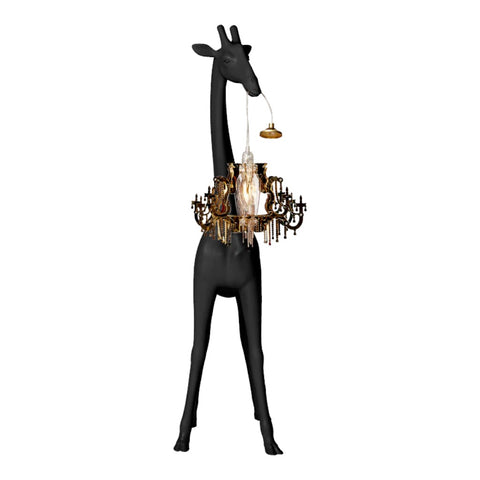 LAMPADA GIRAFFA IN LOVE XS QEEBOO BLACK