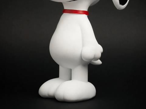 SNOOPY STANDING WHITE ART. SNOO25-1105 BLOGO DESIGN