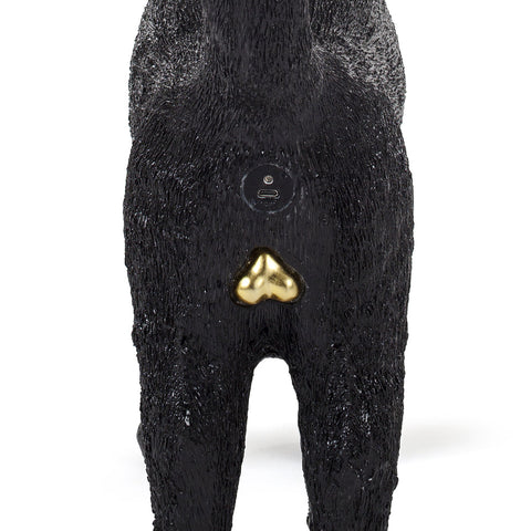 LAMPADA RESINA JOBBY THE CAT CM 46X12 H 52 15041 SELETTI BLACK