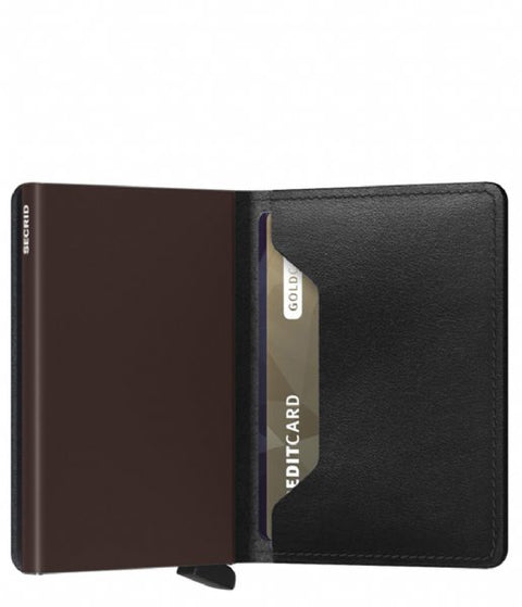 SLIMWALLET SECRID ORIGINAL BLACK-BROWN