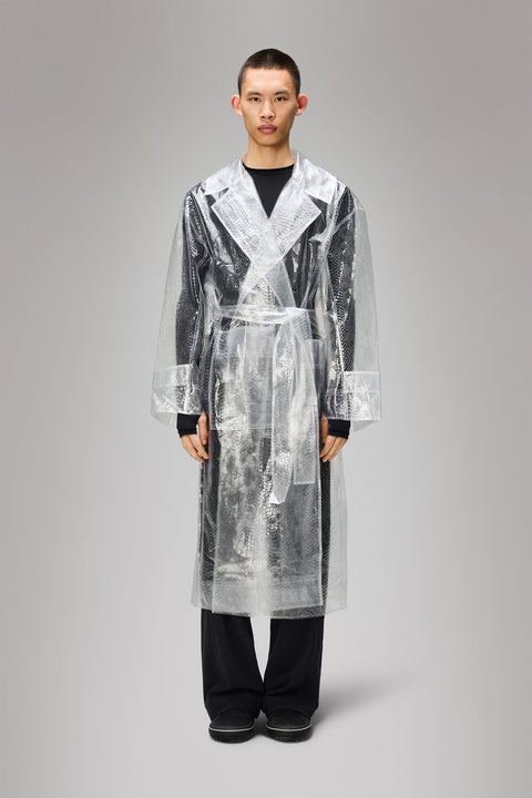 SNAKE OVERCOAT S TRANSPARENT RAINS ART. 25000