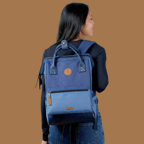 ZAINO ADVENTURE MEDIUM SAN GILJAN NAVY AND LIGHT BLUE CABAIA