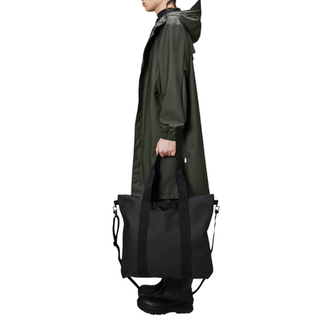 BORSA TOTE BAG W3 14150 RAINS BLACK