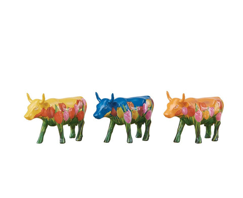 COW PARADE M ART PACK TULIPS RESIN ART. 46606 MULTICOLOR