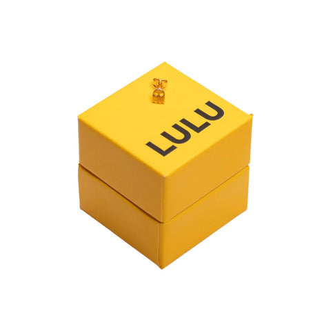 ORECCHINO LULU COPENHAGEN GOLD PLATED 925  LULUE203 UHUU GOLD BRUSHED