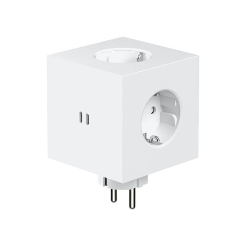 PRESA SQUARE 2 USB C OPAL WHITE SOCKET F AVOLT