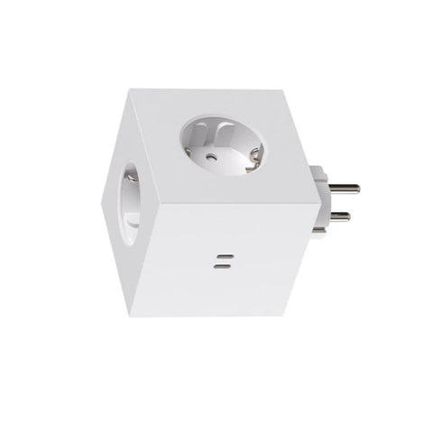 PRESA SQUARE 2 USB C OPAL WHITE SOCKET F AVOLT