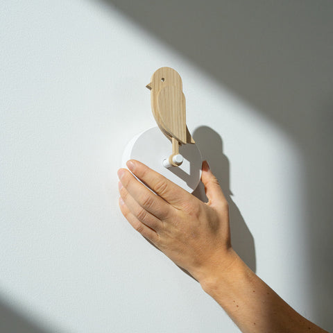 BIRDIE 2.0 FRESH AIR MONITOR BI-M-B-2 WOOD